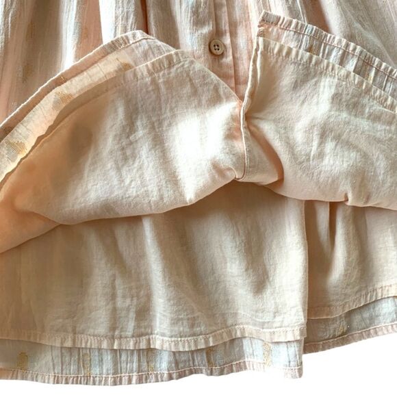 Peek Smocked Heart Print Blouse - Picture 5 of 6